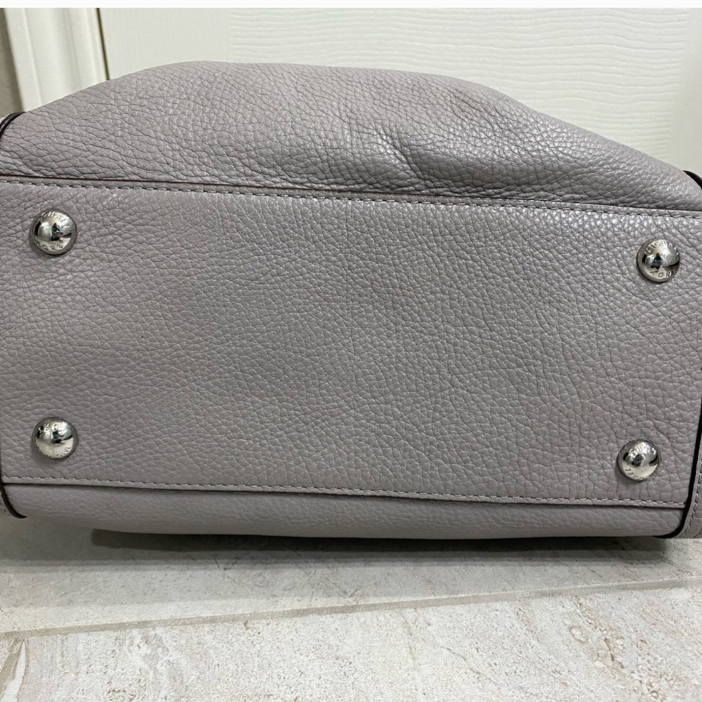 Authentic Michael Kors grey pebbled leather handbag excellent condition - Picture 7 of 12